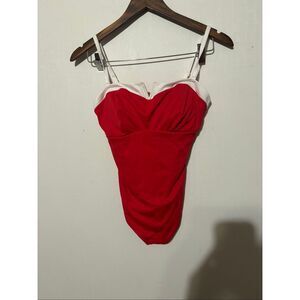 Brand New Popilush Women’s Size Small Red One Piece Bodysuit Shapewear